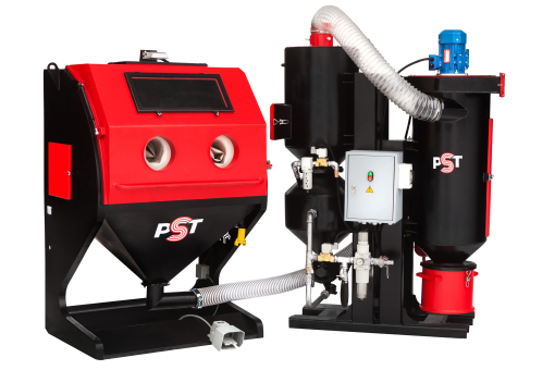 Пескоструйная камера напорного типа КСО-130-Н-ФВР-М с рекуператором