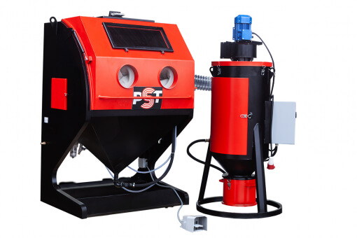 Пескоструйная камера инжекторного типа КСО-110-И-ФВ-М с фильтром вентилятором