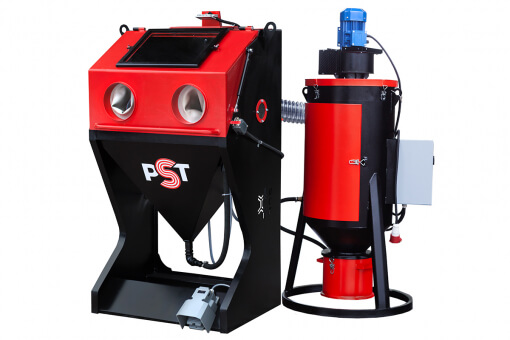 Пескоструйная камера инжекторного типа КСО-80-И-ФВ-М с фильтром вентилятором